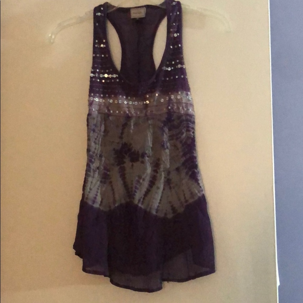 About a girl tie dye tank top